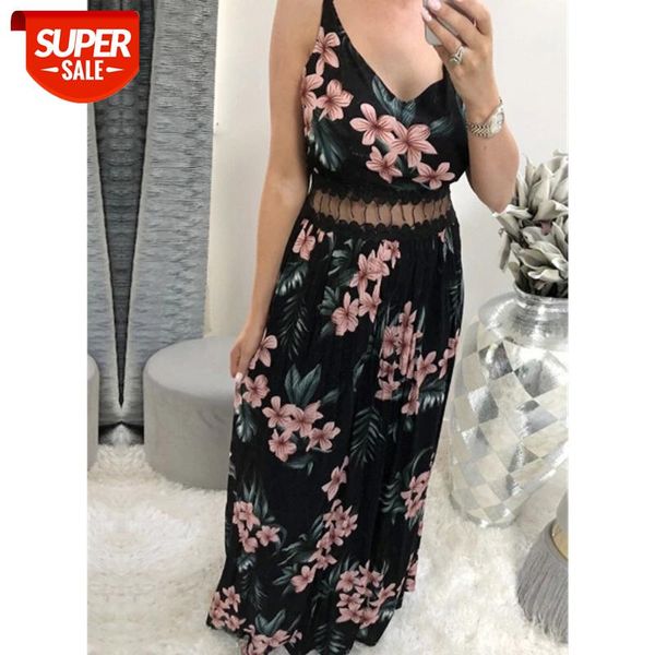 2020 fashion women sleeveless floral print waist hollow v neck summer dress beach holiday party loose long sundress #u87j, Black;gray 
2020 fashion women sleeveless floral print waist hollow v neck summer dress beach holiday party loose long sundress #u87j, Black;gray