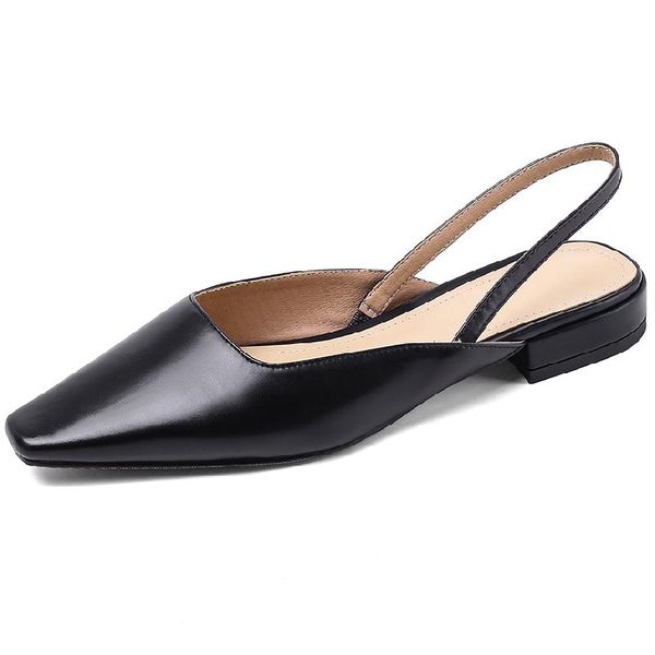 summer women's sandals genuine leather flat heels shallow women heels big size shoes for women fashion sandals, Black
summer women's sandals genuine leather flat heels shallow women heels big size shoes for women fashion sandals, Black