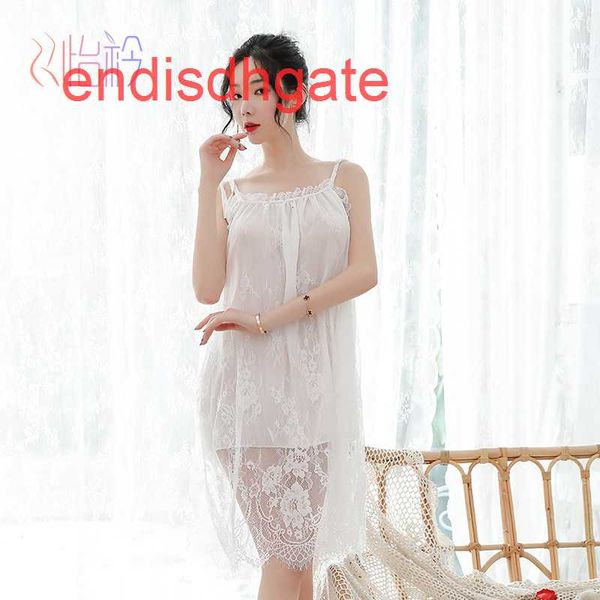 skirt yijin pajamas perspective lace underwear seductive suspender nightdress suit 7803, Black;white
skirt yijin pajamas perspective lace underwear seductive suspender nightdress suit 7803, Black;white