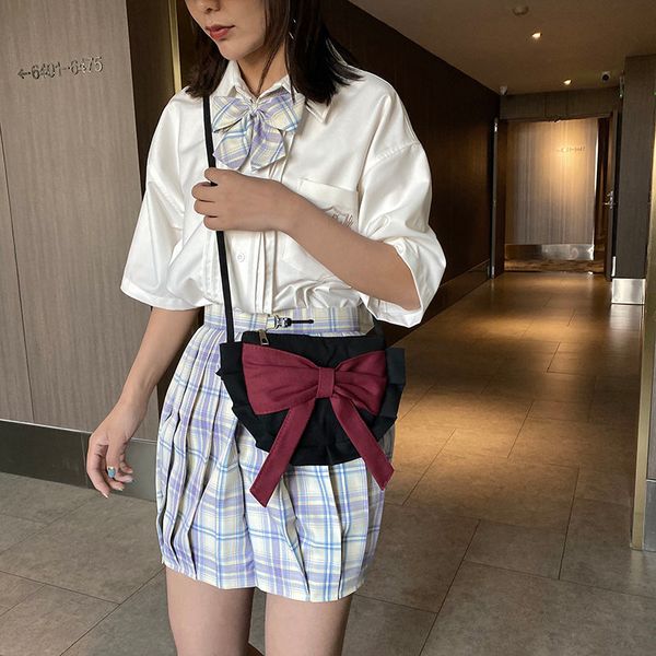 korean style bag women high capacity bag 2020 bow student girls canvas shoulder crossbody fashion bag, Black;red
korean style bag women high capacity bag 2020 bow student girls canvas shoulder crossbody fashion bag, Black;red