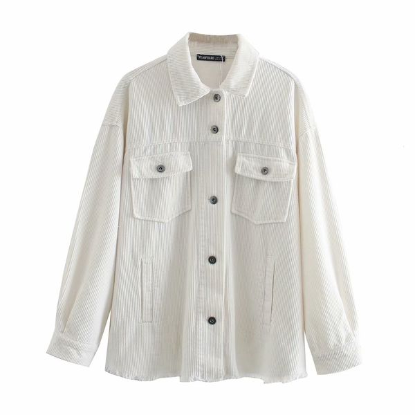 2021 new fashion violet corduroy jacket loose oversize coat tassel hem single breasted female 5gxq, White
2021 new fashion violet corduroy jacket loose oversize coat tassel hem single breasted female 5gxq, White