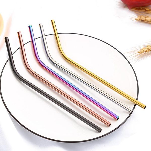 drinking straws stainless steel strawset titanium-plated multi-color metal beverage straw cleaning brush for repeated use bar accessories
drinking straws stainless steel strawset titanium-plated multi-color metal beverage straw cleaning brush for repeated use bar accessories