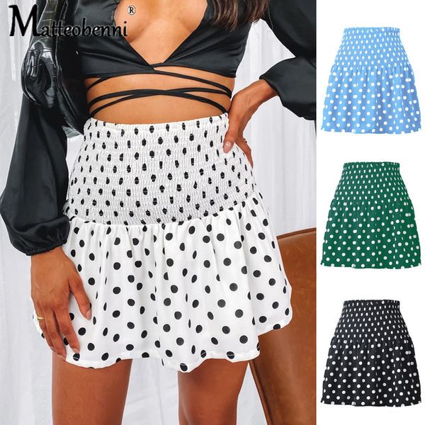 new high waist super elastic casual loose polka dot print mini short skirt 2021 summer vacation party fashion chiffon skirts womens hfu2, Black
new high waist super elastic casual loose polka dot print mini short skirt 2021 summer vacation party fashion chiffon skirts womens hfu2, Black