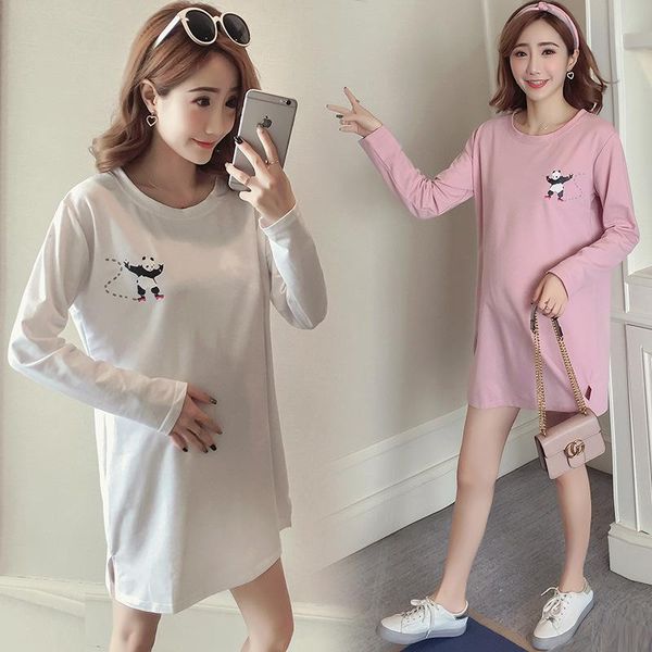 maternity bottoms pregnant women hoodie spring and autumn mid-length long sleeve cartoon loose casual nursing clothes c, White
maternity bottoms pregnant women hoodie spring and autumn mid-length long sleeve cartoon loose casual nursing clothes c, White