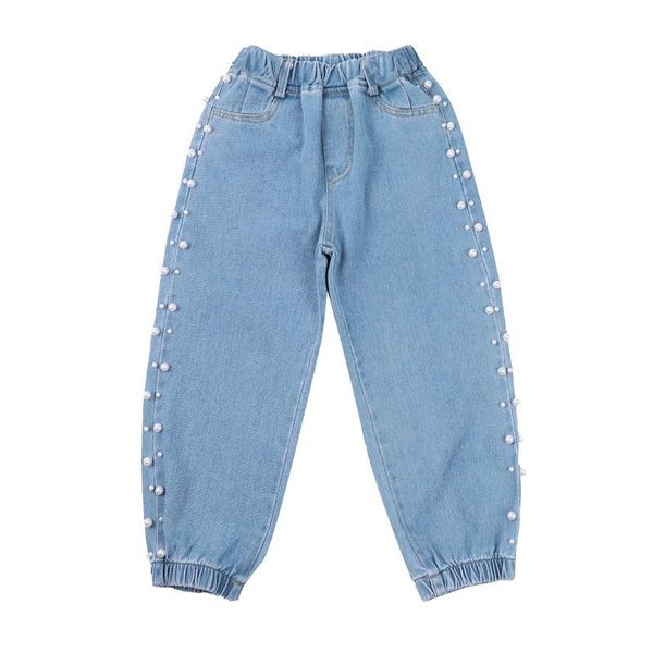 3-11yrs girl's fashion pearl jeans 2021 spring young girl's bead web celebrity temperament trousers big size pearl kid's jean, Blue
3-11yrs girl's fashion pearl jeans 2021 spring young girl's bead web celebrity temperament trousers big size pearl kid's jean, Blue