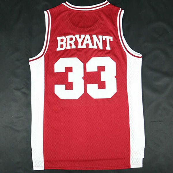#33 lower merion high school basketball red white jersey stitched, Black