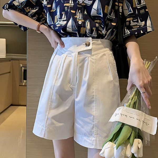 women's shorts women straight harajuku simple design leisure mujer summer stylish all-match daily plus size solid teens 2021 ly, White;black
women's shorts women straight harajuku simple design leisure mujer summer stylish all-match daily plus size solid teens 2021 ly, White;black