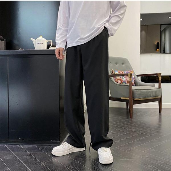 men's pants wide leg fashion gray black casual men trousers korean loose straight suit mens dress
men's pants wide leg fashion gray black casual men trousers korean loose straight suit mens dress