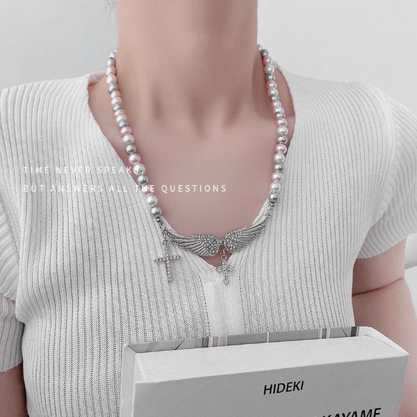 pendant necklaces necklace for women initial cross choker angel number chain chains, Silver
pendant necklaces necklace for women initial cross choker angel number chain chains, Silver