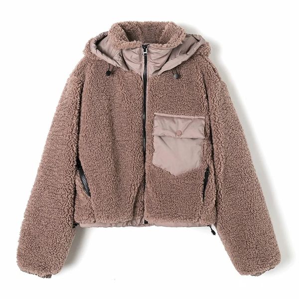 2021 new united states women's thickening lambs wool coat winter 1860 collar hooded fleece splicing zipper cotton-padded clothes 3beb, Black
2021 new united states women's thickening lambs wool coat winter 1860 collar hooded fleece splicing zipper cotton-padded clothes 3beb, Black