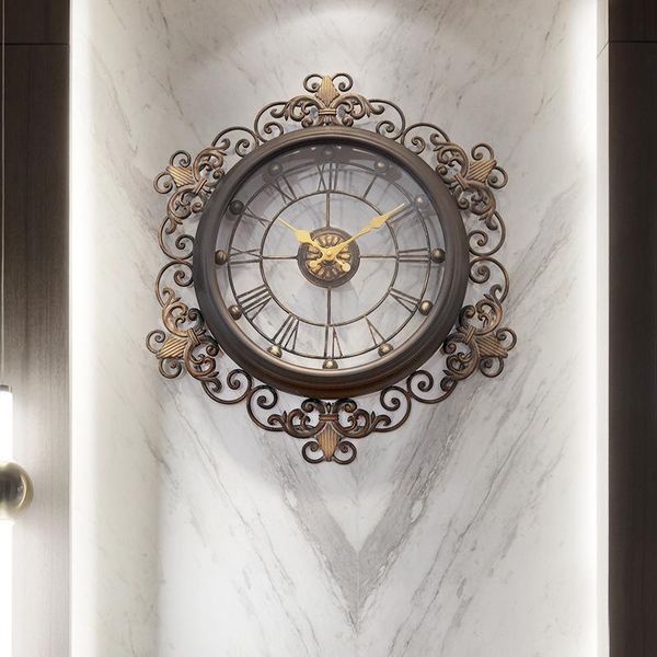 metal living room wall clock silent hanging american style wall clocks large needle orologio casa clocks home decor ef50wc 
metal living room wall clock silent hanging american style wall clocks large needle orologio casa clocks home decor ef50wc