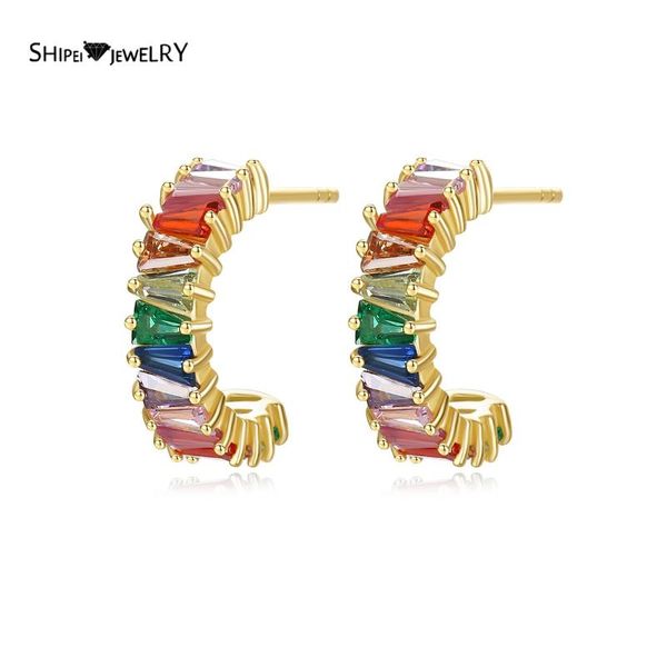 hoop & huggie shipei 925 sterling silver emerald ruby gemstone 18k yellow gold vintage earring for women wedding engagement fine jewelry, Golden;silver
hoop & huggie shipei 925 sterling silver emerald ruby gemstone 18k yellow gold vintage earring for women wedding engagement fine jewelry, Golden;silver