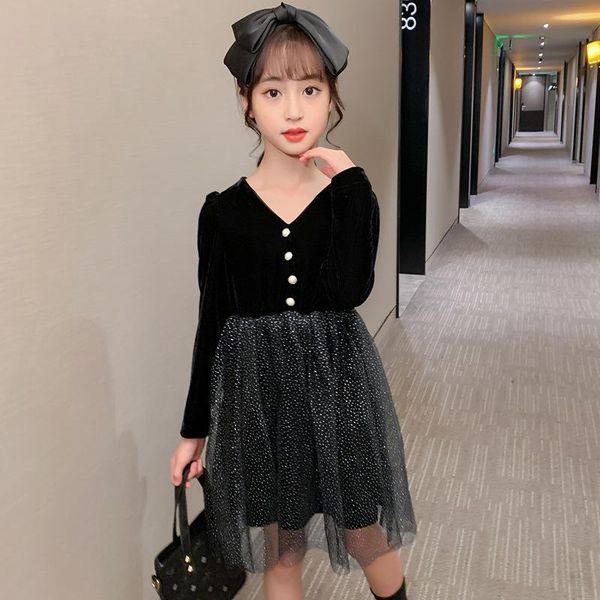 girl's dresses girl dress elegant black v-neck mesh kids for girls princess costume spring autumn children clothes 3 4 6 8 10 12 yrs, Red;yellow
girl's dresses girl dress elegant black v-neck mesh kids for girls princess costume spring autumn children clothes 3 4 6 8 10 12 yrs, Red;yellow