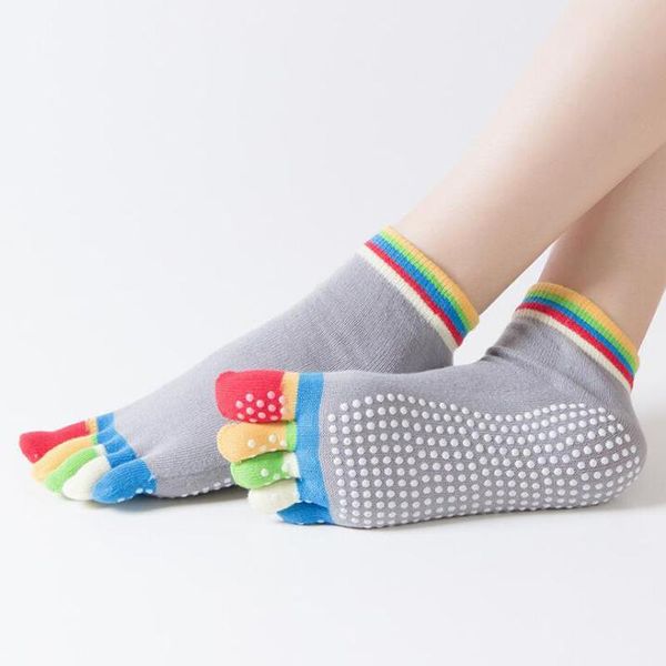 pair women yoga socks anti slip breathable for fitness pilates sports training ldf668, Black
pair women yoga socks anti slip breathable for fitness pilates sports training ldf668, Black