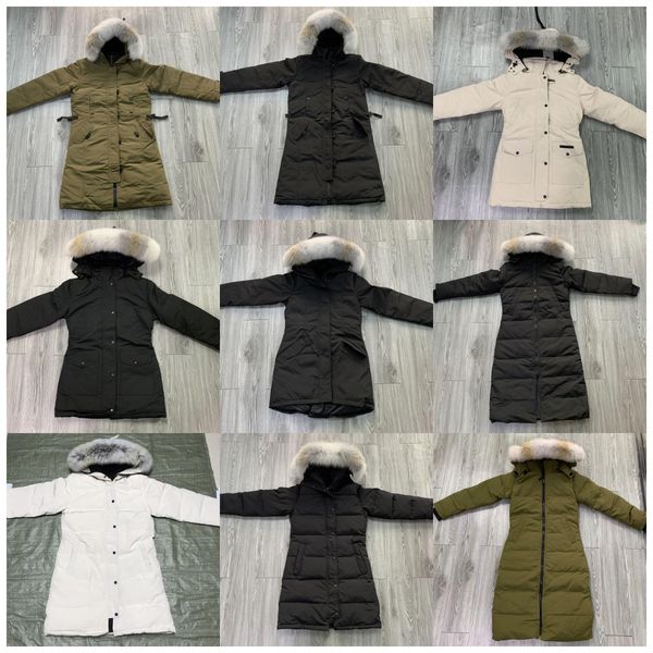 new canada women winter down jacket chaquetas thicken white wolf fur fourrure fluffy hoodies coat manteau outdoor classic windproof warm par, Black
new canada women winter down jacket chaquetas thicken white wolf fur fourrure fluffy hoodies coat manteau outdoor classic windproof warm par, Black