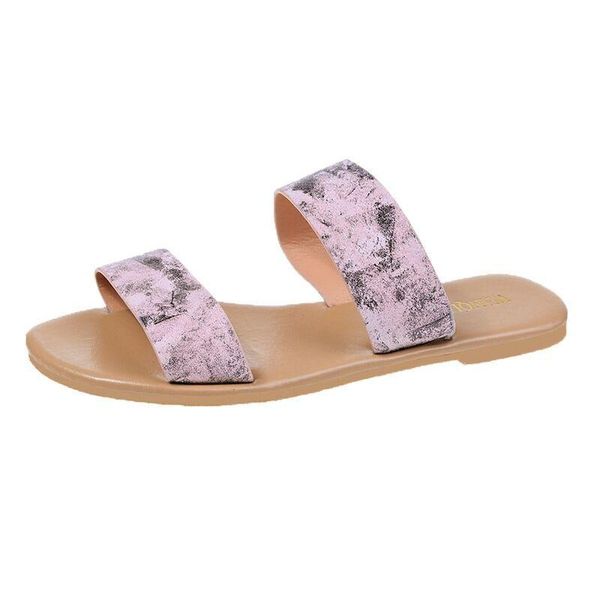 slippers summer fashion women's open toe simple color matching uppers sweet and versatile casual wear trendy, Black
slippers summer fashion women's open toe simple color matching uppers sweet and versatile casual wear trendy, Black