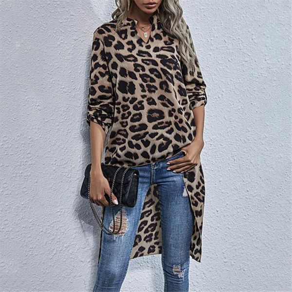 leopard and elegant womens blouses long sleeve v neck ol eleagnt ladies loose chemise femme party club streetwear, White
leopard and elegant womens blouses long sleeve v neck ol eleagnt ladies loose chemise femme party club streetwear, White