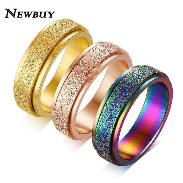 cluster rings buy 6mm spinner ring for women men stress release rotatable sandblasting stainless steel bands casual tail dropship, Golden;silver
cluster rings buy 6mm spinner ring for women men stress release rotatable sandblasting stainless steel bands casual tail dropship, Golden;silver