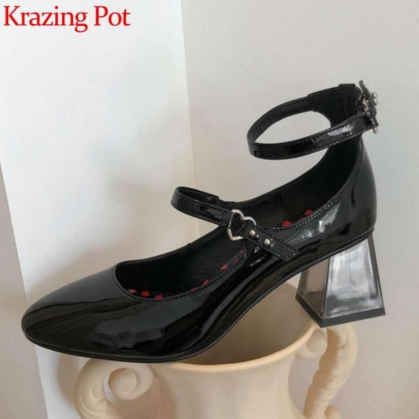 dress shoes krazing pot 2021 mary janes genuine leather round toe crystal high heels women korean girls dating pumps l02, Black
dress shoes krazing pot 2021 mary janes genuine leather round toe crystal high heels women korean girls dating pumps l02, Black