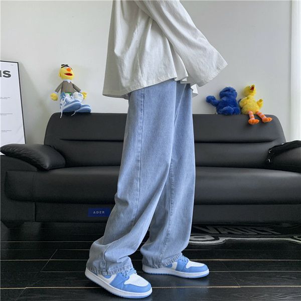men's jeans privathinker solid color men's loose jeans super large korean straight tube casual fashion hip hop style, Blue
men's jeans privathinker solid color men's loose jeans super large korean straight tube casual fashion hip hop style, Blue