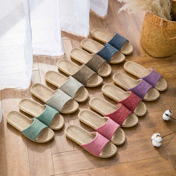 four seasons flax slippers female summer home lovers thick bottom anti slip handmade wood floor household sandals male, Black
four seasons flax slippers female summer home lovers thick bottom anti slip handmade wood floor household sandals male, Black