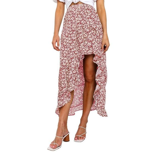 2021 new half loose, slim, length, high waist, ruffle print, irregular, split skirt, women's oyis, Black
2021 new half loose, slim, length, high waist, ruffle print, irregular, split skirt, women's oyis, Black