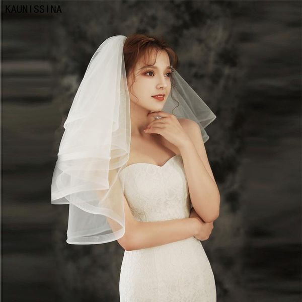 bridal veils kaunissina short wedding double-layer with comb veil vintage accessories, Black
bridal veils kaunissina short wedding double-layer with comb veil vintage accessories, Black