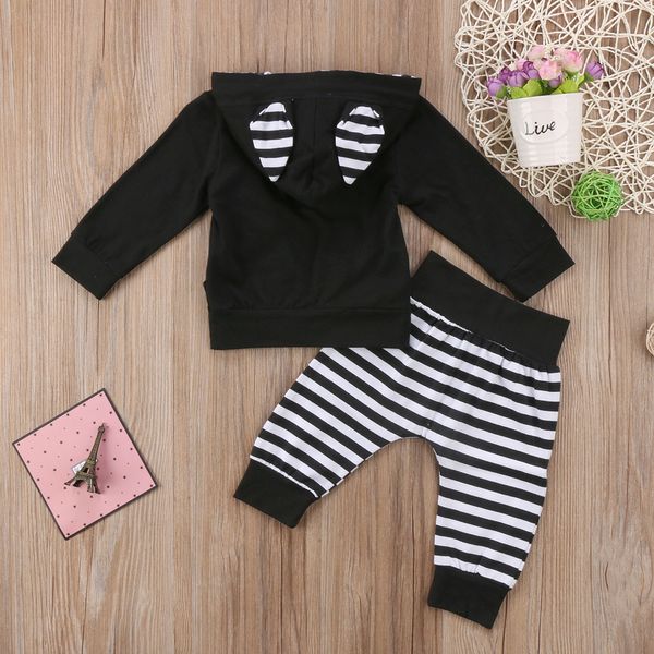 fall winter 2pcs set kids ear hooded baby girls t-shirt+long striped pants outfits set newborn tracksuit baby clothing, White
fall winter 2pcs set kids ear hooded baby girls t-shirt+long striped pants outfits set newborn tracksuit baby clothing, White