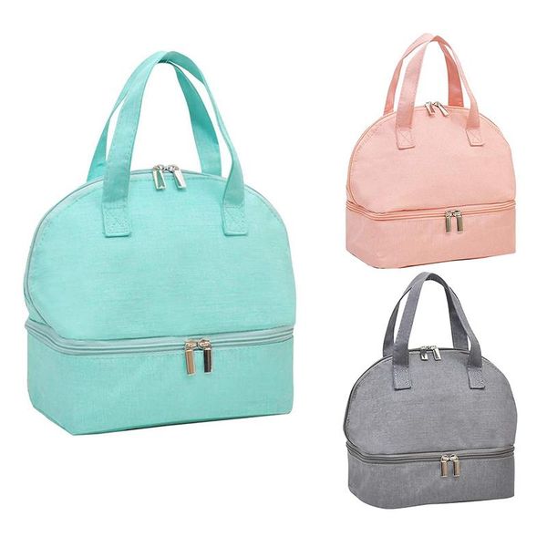 double compartment lunch bag for women &kids insulated tote lunch bag waterproof leakproof cooler
double compartment lunch bag for women &kids insulated tote lunch bag waterproof leakproof cooler