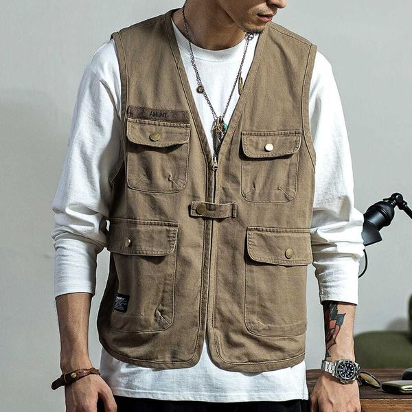 men's vests unloading vest tactical webbed gear coat summer pographer waistcoat tool many pocket work sleeveless jacket male d123, Black;white
men's vests unloading vest tactical webbed gear coat summer pographer waistcoat tool many pocket work sleeveless jacket male d123, Black;white