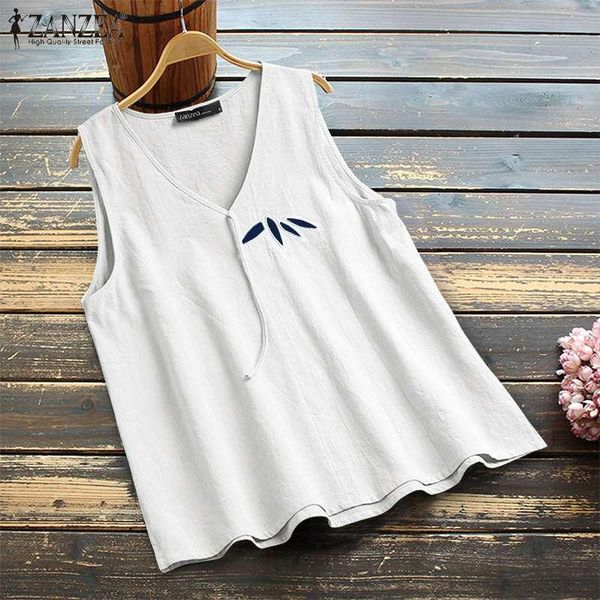 women's tanks & camis vintage embroidery blouse zanzea summer women sleeveless casual solid beach tunic female shirt blusas chemise, White
women's tanks & camis vintage embroidery blouse zanzea summer women sleeveless casual solid beach tunic female shirt blusas chemise, White
