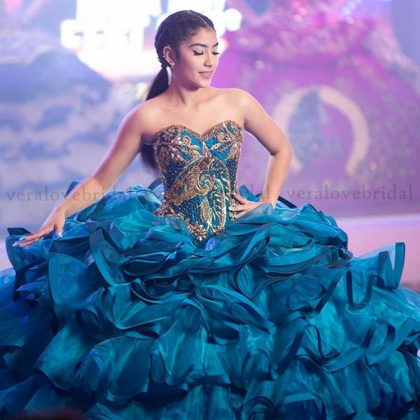 mexican blue quinceanera dresses beads sparkly sweetheart puffy tiered skirt sweet 16 dress vestidos de 15 años, Blue;red
mexican blue quinceanera dresses beads sparkly sweetheart puffy tiered skirt sweet 16 dress vestidos de 15 años, Blue;red