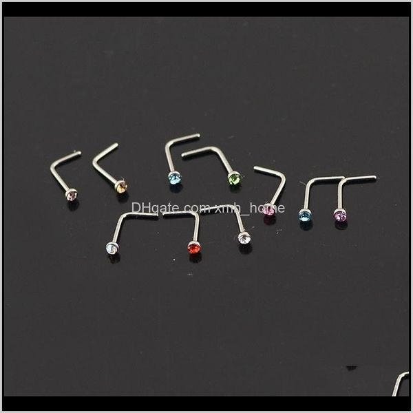 5pcs stainless steel l bend nose lip ear septum stud ring crystal rhinestone body piercing jewelry color random send q bbytfj y0bqn o8jhl, Silver
5pcs stainless steel l bend nose lip ear septum stud ring crystal rhinestone body piercing jewelry color random send q bbytfj y0bqn o8jhl, Silver