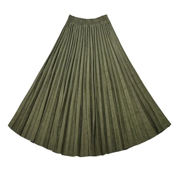 skirts low-waist women's skirt casual retro pure color belt pleated mid-length ladies 15 colors fashion simple, Black
skirts low-waist women's skirt casual retro pure color belt pleated mid-length ladies 15 colors fashion simple, Black
