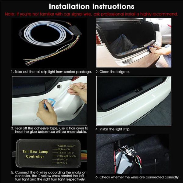 car headlights 1.2m light assembly 12v led strip rgb additional sstreamer trunk tail brake turn signal lamp
car headlights 1.2m light assembly 12v led strip rgb additional sstreamer trunk tail brake turn signal lamp