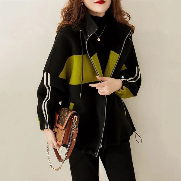 women's jackets wool jacket, imitation color for fall, casual, large, with a hood, zipper, sporty, korean fashion 8okj, Black;brown
women's jackets wool jacket, imitation color for fall, casual, large, with a hood, zipper, sporty, korean fashion 8okj, Black;brown