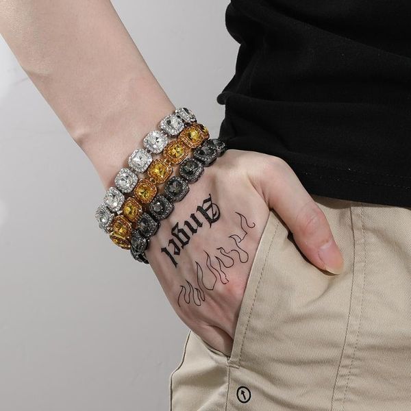 charm bracelets exquisite square diamond cuban bracelet hip hop punk chain retro style jewelry cocktail banquet accessories, Golden;silver
charm bracelets exquisite square diamond cuban bracelet hip hop punk chain retro style jewelry cocktail banquet accessories, Golden;silver