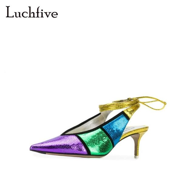 dress shoes color blocking metallic purple leather slingbacks ankle strappy gladiator pointed toe kitten heel formal party women, Black
dress shoes color blocking metallic purple leather slingbacks ankle strappy gladiator pointed toe kitten heel formal party women, Black