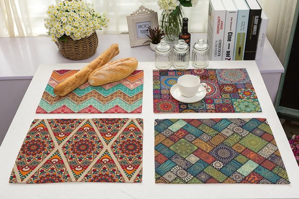 mats & pads 1pcs colorful geometric printed kitchen placemat dining table mat cotton linen cup 42*32cm home deco
mats & pads 1pcs colorful geometric printed kitchen placemat dining table mat cotton linen cup 42*32cm home deco