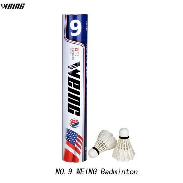 weing no. 9 badminton shuttlecock duck feather bird stable and durable outdoor sports accessories
weing no. 9 badminton shuttlecock duck feather bird stable and durable outdoor sports accessories