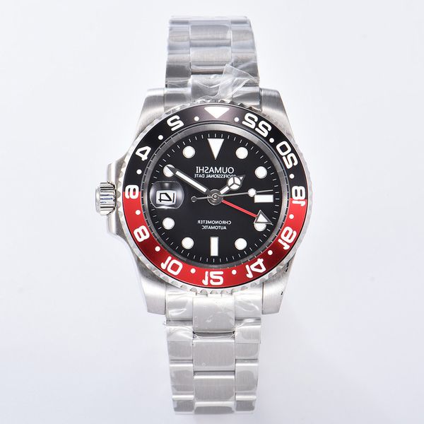oumashi men's automatic mechanical gmt watches 40mm stainless steel sapphire glass luminous waterproof men wrist watch 07, Slivery;brown
oumashi men's automatic mechanical gmt watches 40mm stainless steel sapphire glass luminous waterproof men wrist watch 07, Slivery;brown