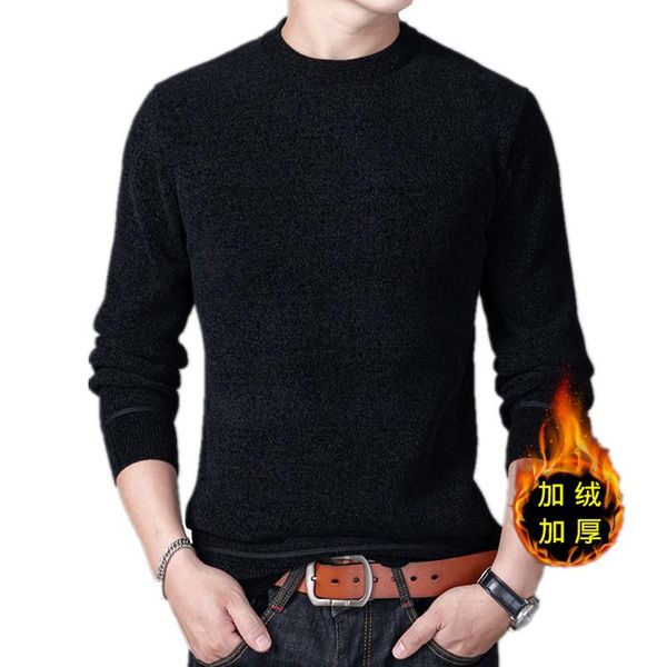 men's sweaters 2021 arrival men fashion plus size plush thick warm sweater / round neck solid color knit wool pullovers, White;black
men's sweaters 2021 arrival men fashion plus size plush thick warm sweater / round neck solid color knit wool pullovers, White;black