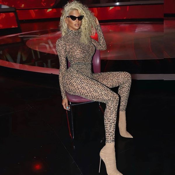 2021 new long sleeve jumpsuit women print bodycon overalls turtleneck high waist sports wear party streetwear club outfits sdtd, Black;white
2021 new long sleeve jumpsuit women print bodycon overalls turtleneck high waist sports wear party streetwear club outfits sdtd, Black;white