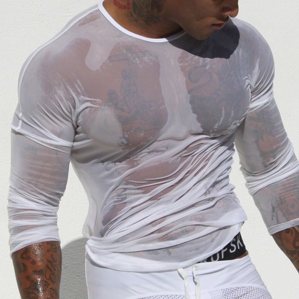 Mens Undershirts Gay Mesh See Through Sheer Long Sleeves T Shirts Male Sexy Compression Shirts Tank Tops Undershirt Sleepwear, Black
Mens Undershirts Gay Mesh See Through Sheer Long Sleeves T Shirts Male Sexy Compression Shirts Tank Tops Undershirt Sleepwear, Black