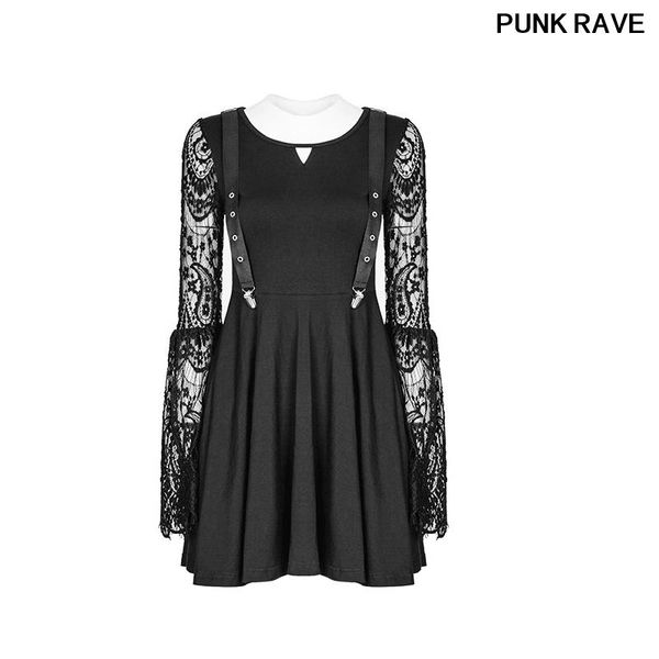 casual dresses fashion strap buckle design dress gothic slim type lace sleeves hollow-out v collar fake braces punk rave opq-391lqf, Black;gray
casual dresses fashion strap buckle design dress gothic slim type lace sleeves hollow-out v collar fake braces punk rave opq-391lqf, Black;gray