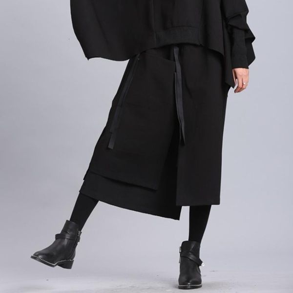 skirts lanmrem 2021 women irregular fashion ribbon patchwork elastic waist a-line skirt female solid color loose bottoms ta707, Black
skirts lanmrem 2021 women irregular fashion ribbon patchwork elastic waist a-line skirt female solid color loose bottoms ta707, Black