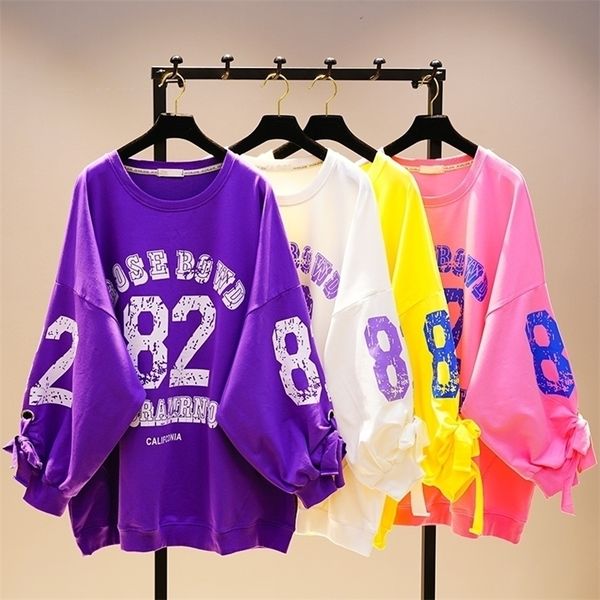 women harajuku letter printed autumn round neck batwing sleeve long pullovers oversized casual loose sweatshirts 201126, Black
women harajuku letter printed autumn round neck batwing sleeve long pullovers oversized casual loose sweatshirts 201126, Black