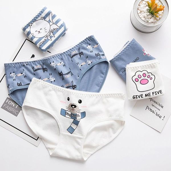 women's panties cartoon cute cat claw for women stripe letter mid waist briefs cotton crotch underwear breathable girl underpants, Black;pink
women's panties cartoon cute cat claw for women stripe letter mid waist briefs cotton crotch underwear breathable girl underpants, Black;pink