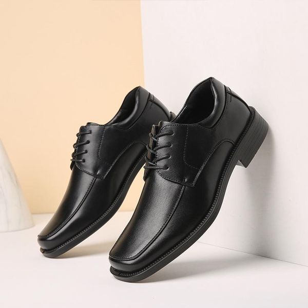 dress shoes leather men's korean business suits pointed toe all-match breathable black for men
dress shoes leather men's korean business suits pointed toe all-match breathable black for men