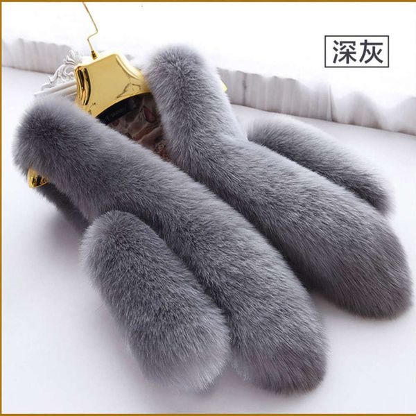designerwater autumn short and hair winter women's new fox drop vest fashionable fur stitching jacket, Black
designerwater autumn short and hair winter women's new fox drop vest fashionable fur stitching jacket, Black